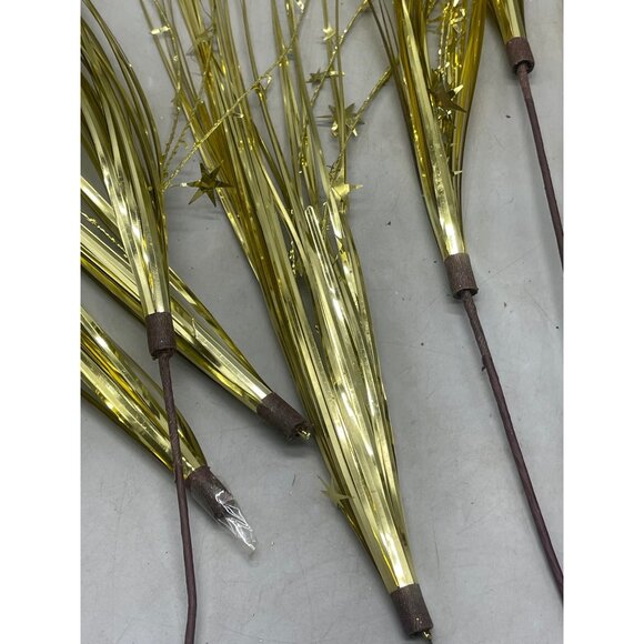 Christmas craft gold stars crafts decor lot of 10 READ - Picture 4 of 7